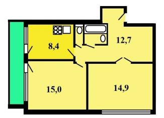 Продам двухкомнатную квартиру, 55 м2, Москва, Люсиновская улица, 60, Люсиновская улица