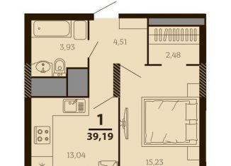 Продажа 1-комнатной квартиры, 39.2 м2, Рязанская область