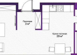 Продам однокомнатную квартиру, 36 м2, Москва, Новоясеневский проспект, 3В, метро Тёплый Стан