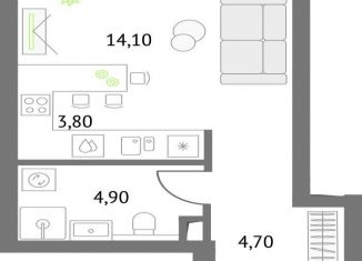 Продажа квартиры студии, 27.5 м2, Москва, Огородный проезд, 4с1, метро Бутырская