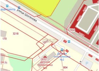 Продажа земельного участка, 202 сот., Нальчик, улица Шогенова, 55к1