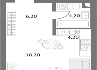 Продаю квартиру студию, 32.8 м2, Москва, Огородный проезд, 4с1, метро Бутырская