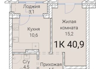 Продается 1-ком. квартира, 40.9 м2, Новосибирская область, Овражная улица, 2А