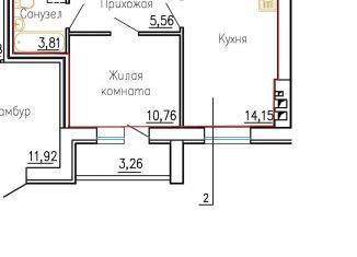 Продам однокомнатную квартиру, 36 м2, Сорочинск, улица имени Николая Зуйкова, 75