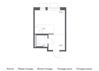 Продам квартиру студию, 25.9 м2, поселение Рязановское, жилой комплекс Подольские Кварталы, к3