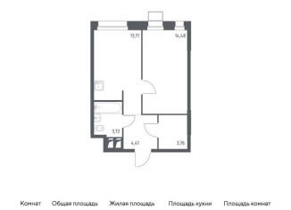 1-комнатная квартира на продажу, 40.1 м2, Москва, метро Румянцево, проезд Воскресенские Ворота
