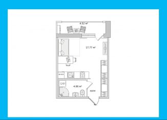 Продам квартиру студию, 24.9 м2, Санкт-Петербург