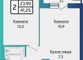 2-ком. квартира на продажу, 41.6 м2, Ижевск, Устиновский район