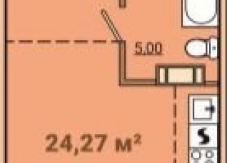 Продается квартира студия, 24 м2, Челябинская область, улица Героя Советского Союза Шкенёва, 4Б