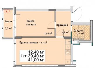 Продам однокомнатную квартиру, 41 м2, Нижегородская область