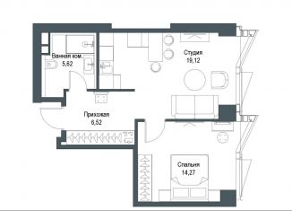 Продается 1-ком. квартира, 45.5 м2, Москва, ЖК Фили Сити