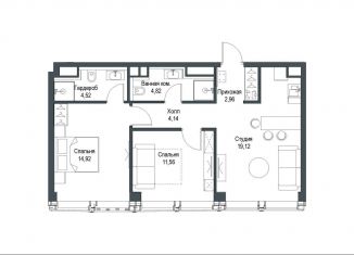 Продается 3-ком. квартира, 97.3 м2, Москва, район Филёвский Парк