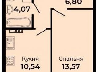 Продается 1-ком. квартира, 36.8 м2, Свердловская область, улица Огнеупорщиков, 5Б