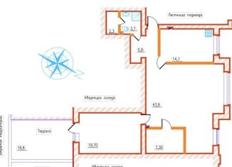 Продам 3-комнатную квартиру, 97 м2, Ростовская область, Донская улица, 10