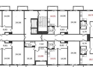 Продается однокомнатная квартира, 44.3 м2, Колтуши, улица Мира, 9