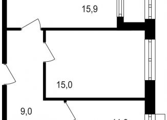 Продаю двухкомнатную квартиру, 57.4 м2, Москва, Михалковская улица, 48к1