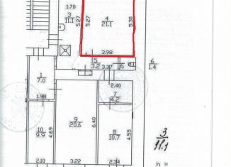 Продается комната, 21.1 м2, Санкт-Петербург, Малая Посадская улица, 23, метро Горьковская