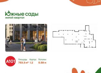 Сдам в аренду торговую площадь, 753.3 м2, Москва, Бартеневская улица, 18к2, район Южное Бутово