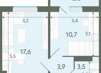 Продам 1-комнатную квартиру, 35.7 м2, Новосибирская область, Спортивная улица, 37