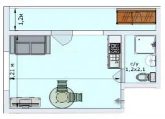 Продается квартира студия, 22.4 м2, Москва, Дегунинская улица, 13