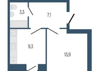 Продается 1-комнатная квартира, 34.9 м2, Свердловская область