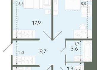 Продается трехкомнатная квартира, 80 м2, Новосибирск, метро Площадь Маркса, Спортивная улица, 37