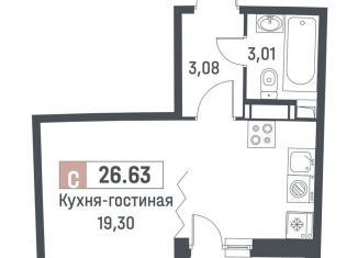 Продажа квартиры студии, 25.4 м2, Мурино