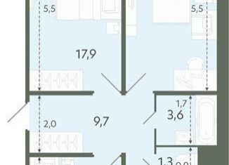 Продаю трехкомнатную квартиру, 80 м2, Новосибирск, метро Площадь Маркса, Спортивная улица, 37