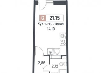 Продается квартира студия, 19.7 м2, Мурино