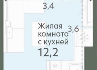 Продаю квартиру студию, 18.4 м2, Новосибирская область, Спортивная улица, 37