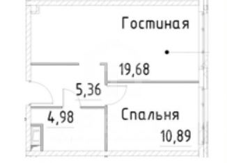 Продажа однокомнатной квартиры, 40.9 м2, Санкт-Петербург, проспект Большевиков, уч3