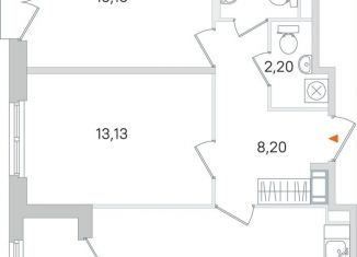 Продам 2-ком. квартиру, 60.8 м2, Пушкин