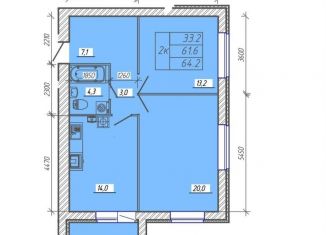 Продажа 2-комнатной квартиры, 64.2 м2, Ивановская область, Конспиративный переулок, 19