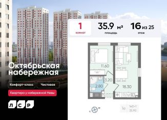 Продается 1-ком. квартира, 35.9 м2, Санкт-Петербург, Невский район