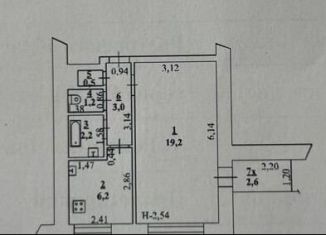 Продажа однокомнатной квартиры, 34.7 м2, Ростовская область, улица 7-я Линия, 21/40