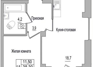 Продаю однокомнатную квартиру, 40.9 м2, Псковская область, улица Героя России Досягаева, 4