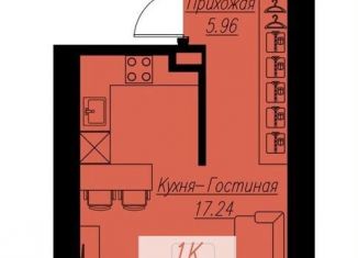 Продам квартиру студию, 29.8 м2, Красноярск, Кировский район, Семафорная улица, 441А