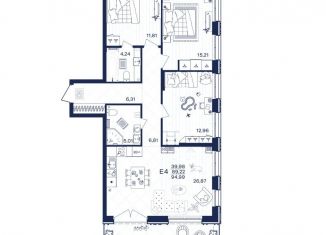 Продается трехкомнатная квартира, 95 м2, Тульская область