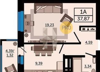 Продажа 1-комнатной квартиры, 37.9 м2, Ростовская область