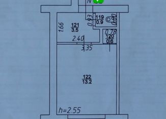 Продаю квартиру студию, 18 м2, Татарстан, улица Карбышева, 35