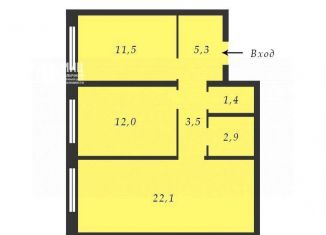 Продам двухкомнатную квартиру, 59 м2, Москва, Люблинская улица, 76к2