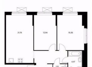 Трехкомнатная квартира в аренду, 65 м2, Москва, Лобненская улица, 13к4