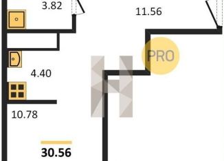 Продается 1-комнатная квартира, 30.6 м2, Ростовская область