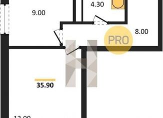 Продаю 1-ком. квартиру, 35.9 м2, Ростовская область