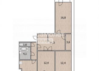 Продаю 3-ком. квартиру, 84.2 м2, Уфа, улица Адмирала Макарова, Орджоникидзевский район