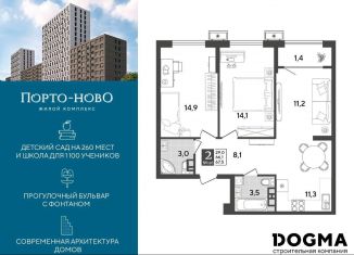 Продажа двухкомнатной квартиры, 67.5 м2, Краснодарский край