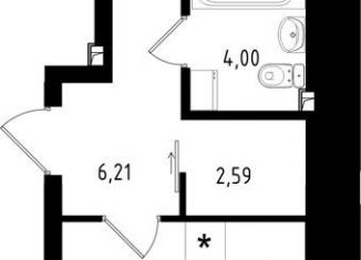 Продаю 1-ком. квартиру, 41.1 м2, Казань, Авиастроительный район