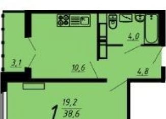 1-ком. квартира на продажу, 39 м2, Воронежская область