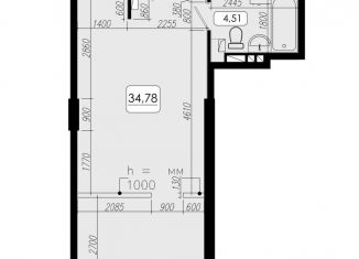 Продается 1-комнатная квартира, 34.8 м2, Владивосток, Верхняя улица, 20, Ленинский район