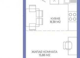 Квартира на продажу студия, 33 м2, Пенза